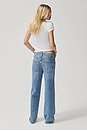 view 4 of 8 Harper Mid Rise Relaxed Straight Jeans in Flash