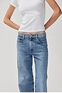 view 5 of 8 Harper Mid Rise Relaxed Straight Jeans in Flash