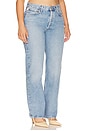 view 14 of 6 Kelly High Rise Relaxed Straight Jeans in Harmonic