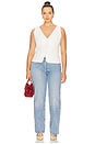 view 17 of 6 Kelly High Rise Relaxed Straight Jeans in Harmonic