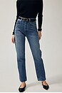 view 2 of 10 90s Pinch Waist High Rise Straight Jeans in Essence