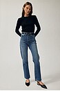 view 6 of 10 90s Pinch Waist High Rise Straight Jeans in Essence