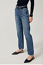 view 7 of 10 90s Pinch Waist High Rise Straight Jeans in Essence