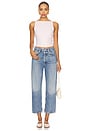 view 5 of 6 90s Mid Rise Loose Straight Crop Jeans in Vault