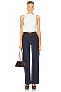 view 5 of 6 Harper Mid Rise Relaxed Straight Jeans in Reissue