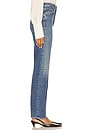 view 3 of 6 90s Pinch Waist Long High Rise Straight Jeans in Overcast