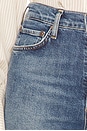 view 6 of 6 90s Pinch Waist Long High Rise Straight Jeans in Overcast