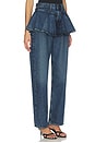 view 2 of 6 Peplum Jeans in Peak