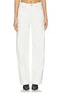 view 1 of 6 Arc Loose Wide Crop Jeans in Chalk White