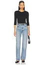 view 5 of 6 90s Pinch Waist Long Jean in Stage
