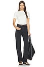 view 5 of 6 90s Pinch Waist Long Jean in Vanta