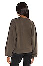 view 3 of 4 Balloon Sleeve Sweatshirt in Foliage