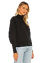 view 2 of 4 Extended Rib Sweatshirt in Black
