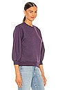 view 2 of 4 Thora Sweatshirt in Grape Heather in Graphite Heather