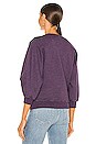 view 3 of 4 Thora Sweatshirt in Grape Heather in Graphite Heather
