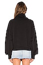 view 3 of 4 X REVOLVE Balloon Sleeve Turtleneck Sweatshirt in Black