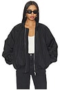 view 1 of 5 Raffi Bomber Jacket in Black