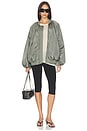 view 5 of 5 Raffi Bomber Jacket in Fern