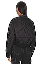 view 4 of 6 BLOUSON MATELASSÉ IONA in Black