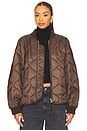 view 2 of 6 Isla Quilted Jacket in Bourbon