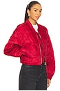 view 2 of 5 Iona Quilted Jacket in Tomato