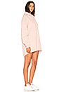 view 2 of 4 High Low Hoodie in Smoke Pink