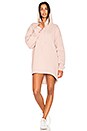 view 4 of 4 High Low Hoodie in Smoke Pink