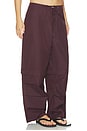 view 3 of 7 Coulson Parachute Pant in Cordovan