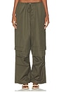 view 3 of 7 Coulson Parachute Pant in Willow