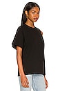 view 2 of 5 Della Asymmetric T Shirt in Black