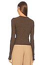 view 3 of 4 Alma Shrunken Crew Neck in Lizard
