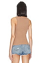 view 3 of 4 Poppy Tank in Truffle
