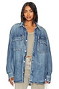 view 1 of 5 Camryn Upsized Denim Shirt in Swing