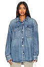 view 2 of 5 Camryn Upsized Denim Shirt in Swing