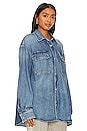 view 3 of 5 Camryn Upsized Denim Shirt in Swing