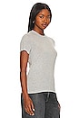 view 2 of 4 Annise Slim Tee in Grey Heather