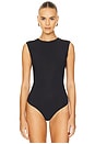 view 2 of 5 Aura Sleeveless Bodysuit in Black