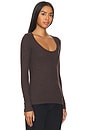 view 2 of 4 Corey Scoop Neck Tee in Fox
