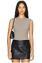 view 1 of 5 Aura Sleeveless Bodysuit in Aluminum