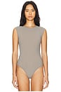 view 2 of 5 Aura Sleeveless Bodysuit in Aluminum