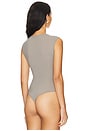 view 4 of 5 Aura Sleeveless Bodysuit in Aluminum