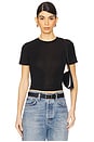 view 1 of 4 Ronya Layering Rib Tee in Black