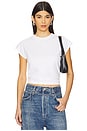 view 1 of 4 Bryce Cap Sleeve Tee in White