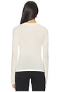 view 3 of 4 Lissa Log Sleeve Tee in Oat Milk