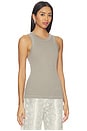view 2 of 4 Leigh Tank Top in Drab