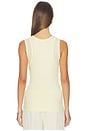 view 3 of 4 Finch Tank Top in Lemon Drop