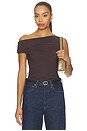 view 1 of 5 BLUSA CARLIN in Chocolate