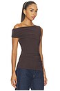view 2 of 5 BLUSA CARLIN in Chocolate