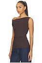 view 4 of 5 BLUSA CARLIN in Chocolate