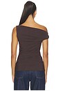 view 5 of 5 BLUSA CARLIN in Chocolate